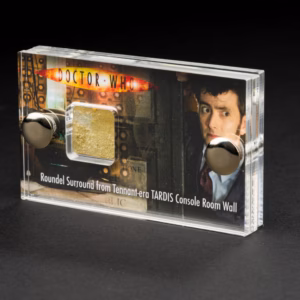 Doctor Who TV Prop Tenth Doctor TARDIS Roundel surround section David Tennant era mini display.