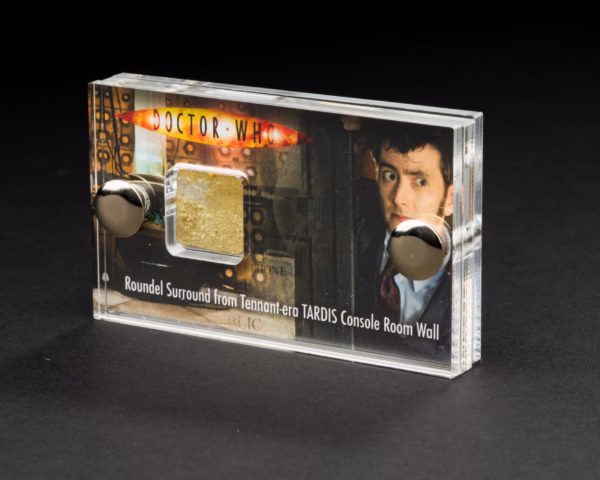 Doctor Who TV Prop Tenth Doctor TARDIS Roundel surround section David Tennant era mini display.