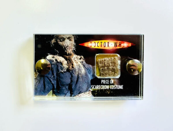 Doctor Who Production-Used Scarecrow Costume section Mini display with COA.