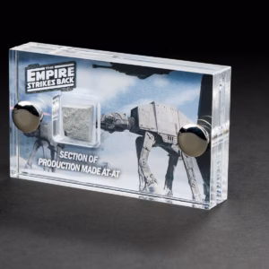 Star Wars - The Empire Strikes Back - AT-AT Walker Section Movie prop mini display with Movie Reliquary COA.