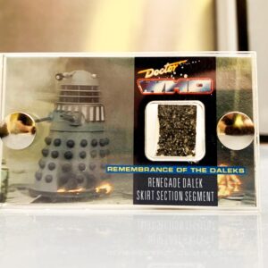 Doctor Who Remembrance of the Daleks Screen Used Dalek skirt section mini display.