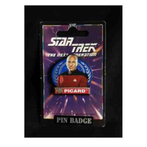 Star Trek The Next Generation 1995 Captain Picard TNG Pin Badge Brooch Dufort.