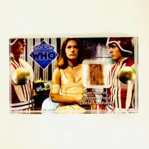 Doctor Who TV Prop Screen-Used Leela costume section mini display