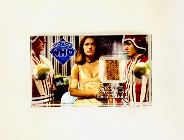 Doctor Who TV Prop Screen-Used Leela costume section mini display