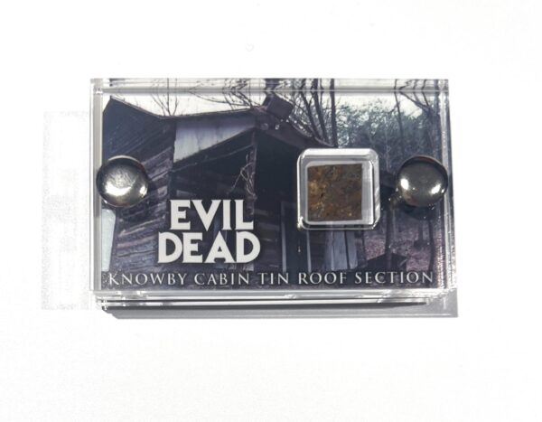 Evil Dead Knowby Cabin Roof section Mini display with COA.