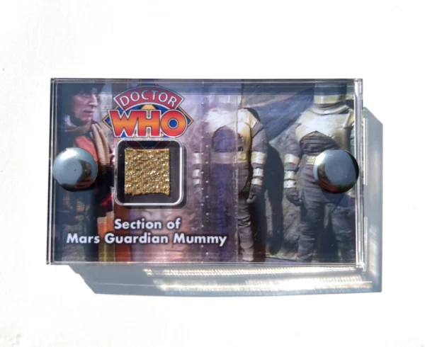 Doctor Who TV Prop Pyramids of Mars Screen-Used section of Mars Guardian Mummy mini display