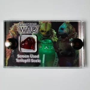 Doctor Who TV Prop Screen-Used 1982 Terileptil scale mini display