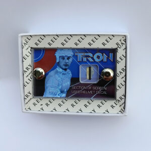 Tron 1982 Screen Used Movie Prop Helmet Decal With COA + Propmasters COA.